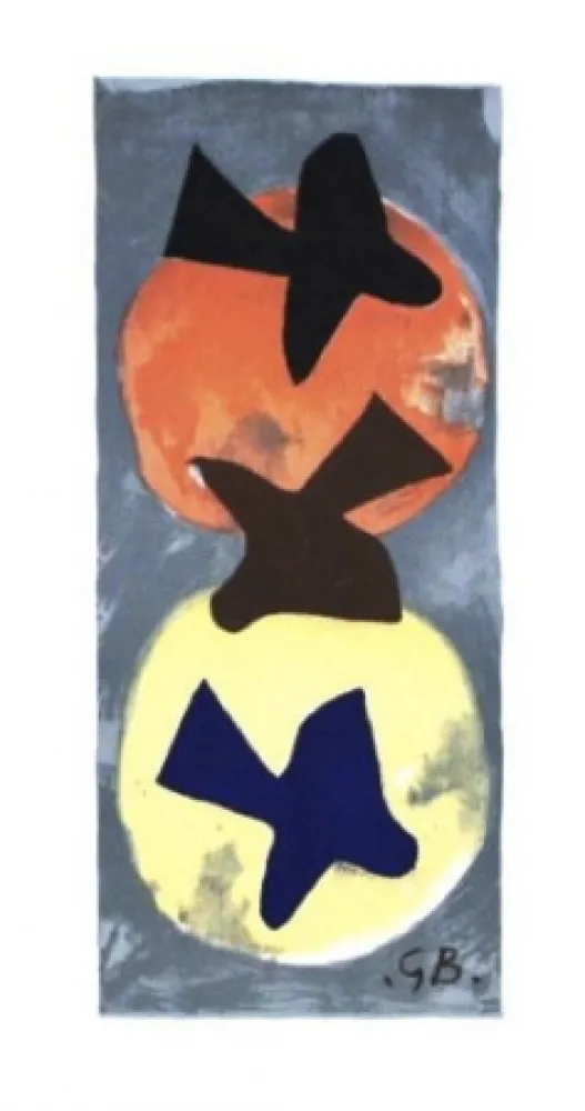 Litografía Braque - Soleil et lune 1