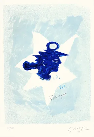 Litografía Braque - Tête grecque (Grecian Head)