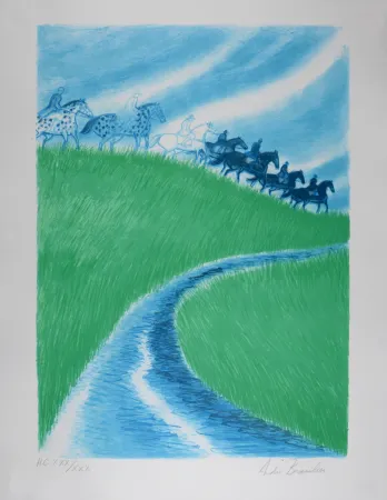 Litografía Brasilier - Natura Nostra, 1990 - Hand-signed