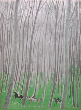 Litografía Brasilier - Sous-Bois