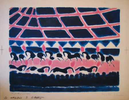 Litografía Brasilier - Untitled