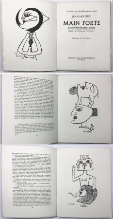 Libro Ilustrado Brauner - Benjamin Péret : MAIN FORTE. Illustrations de Victor Brauner (1946)