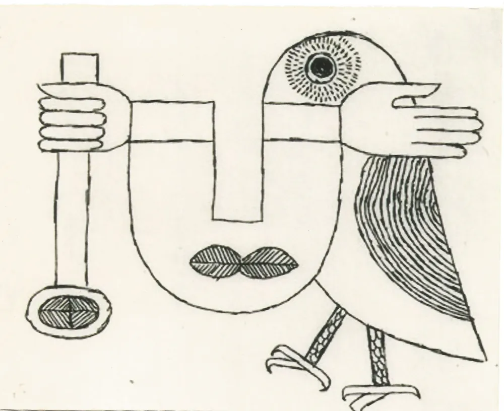 Grabado Brauner - Ce chateau pressenti