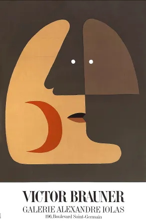 Serigrafía Brauner - Sérigraphie Galerie Alexandre Iolas, 1972