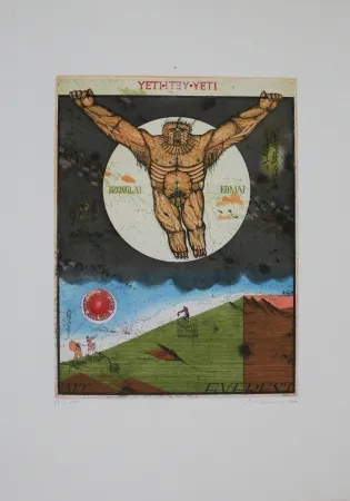 Aguafuerte Y Aguatinta Bremer - Yeti Yeti Yeti