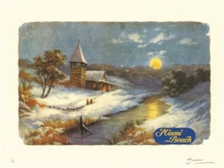 Litografía Breuning  - Miami Beach