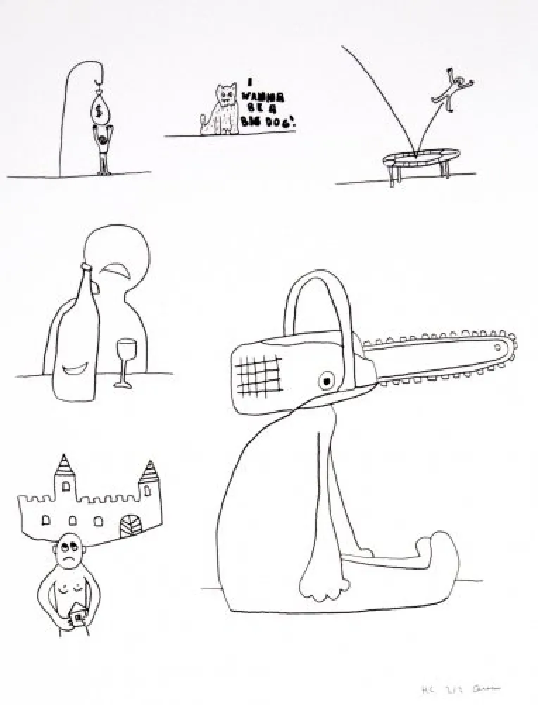 Litografía Breuning  - Random thoughts about life 10