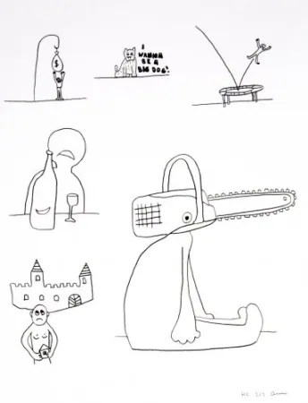 Litografía Breuning  - Random thoughts about life 10