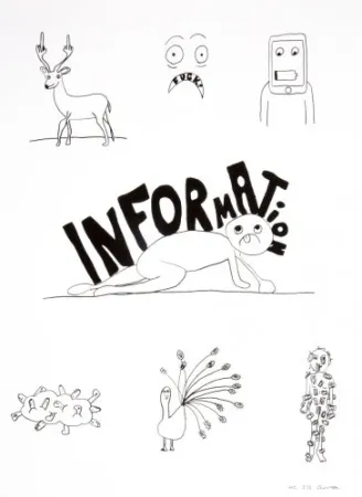 Litografía Breuning  - Random thoughts about life 6