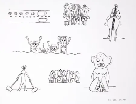 Litografía Breuning  - Random thoughts about life 9