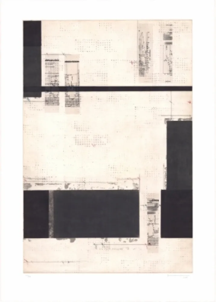 Litografía Brinkmann - Série Barcelone V