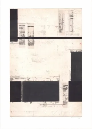 Litografía Brinkmann - Série Barcelone V