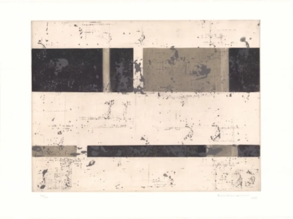 Litografía Brinkmann - Série Barcelone X