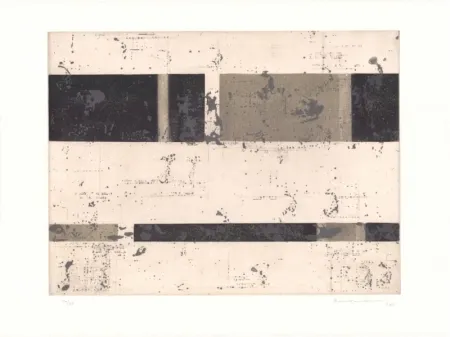 Litografía Brinkmann - Série Barcelone X