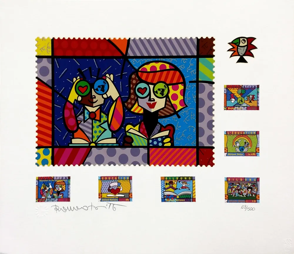 Serigrafía Britto - EDUCATING THE WORLD