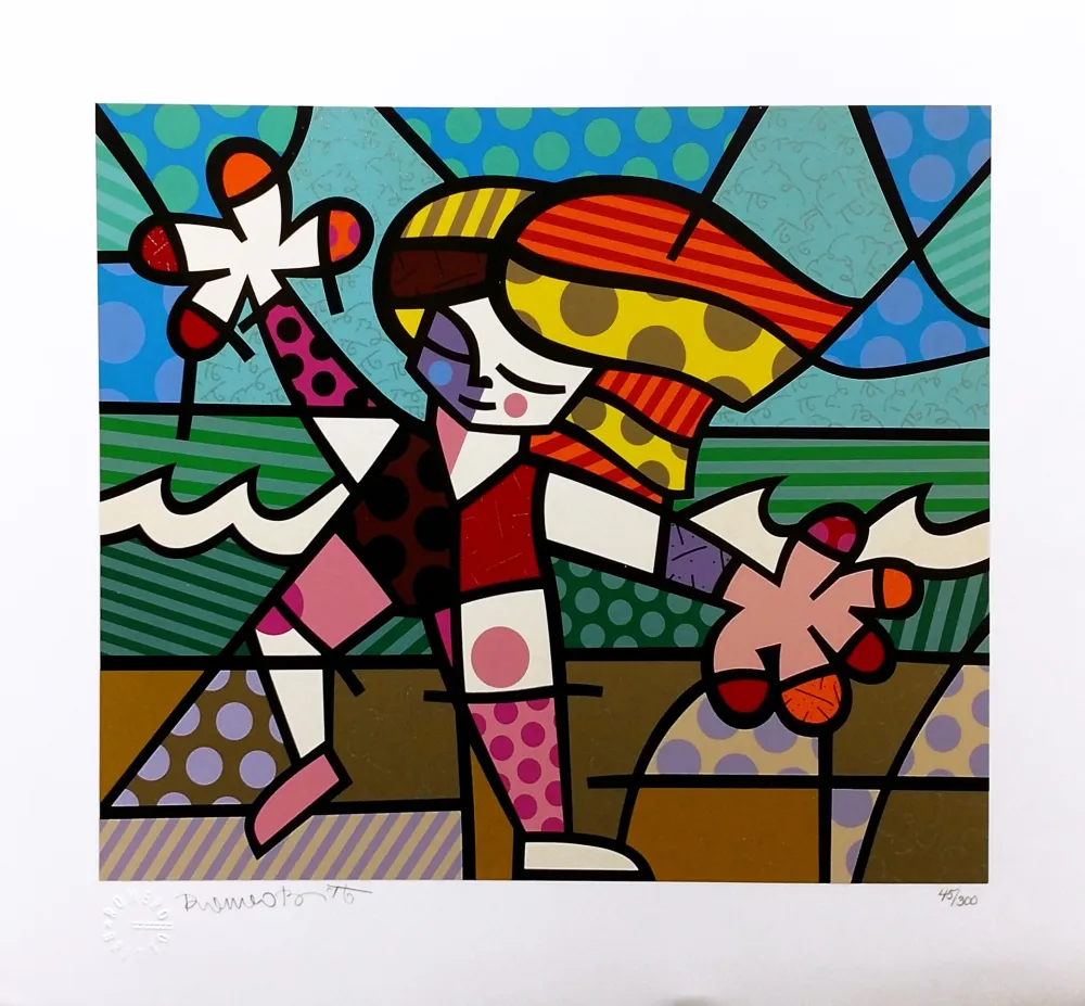 Serigrafía Britto - GOLDEN BEACHES