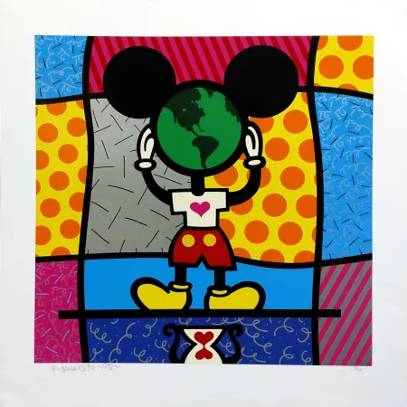 Serigrafía Britto - MICKEY'S WORLD