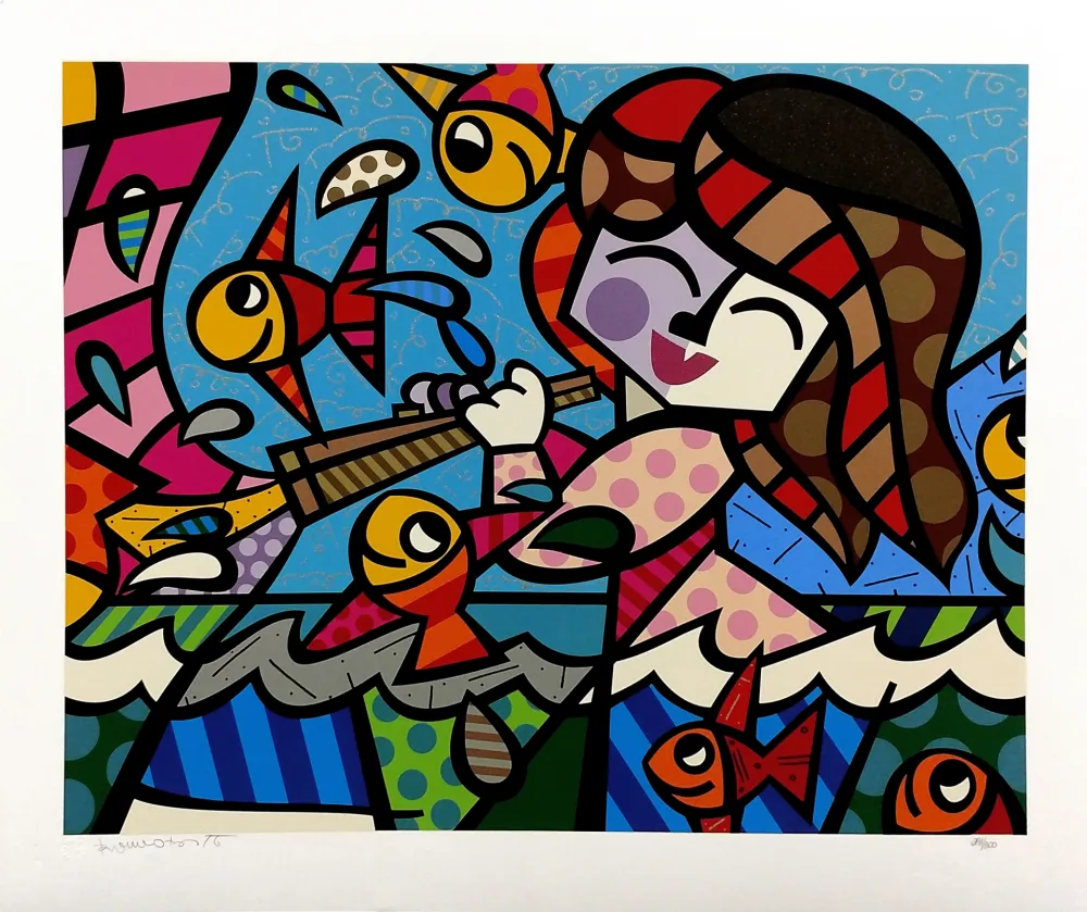 Serigrafía Britto - NEPTUNE'S DAUGHTER