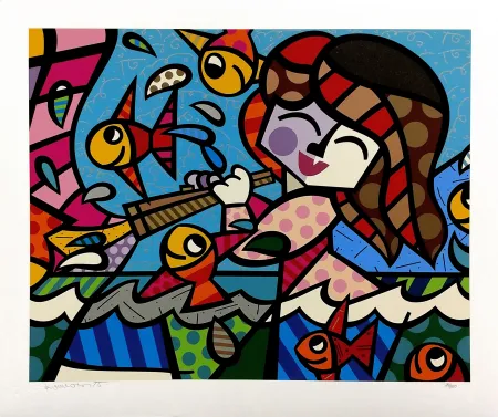 Serigrafía Britto - NEPTUNE'S DAUGHTER