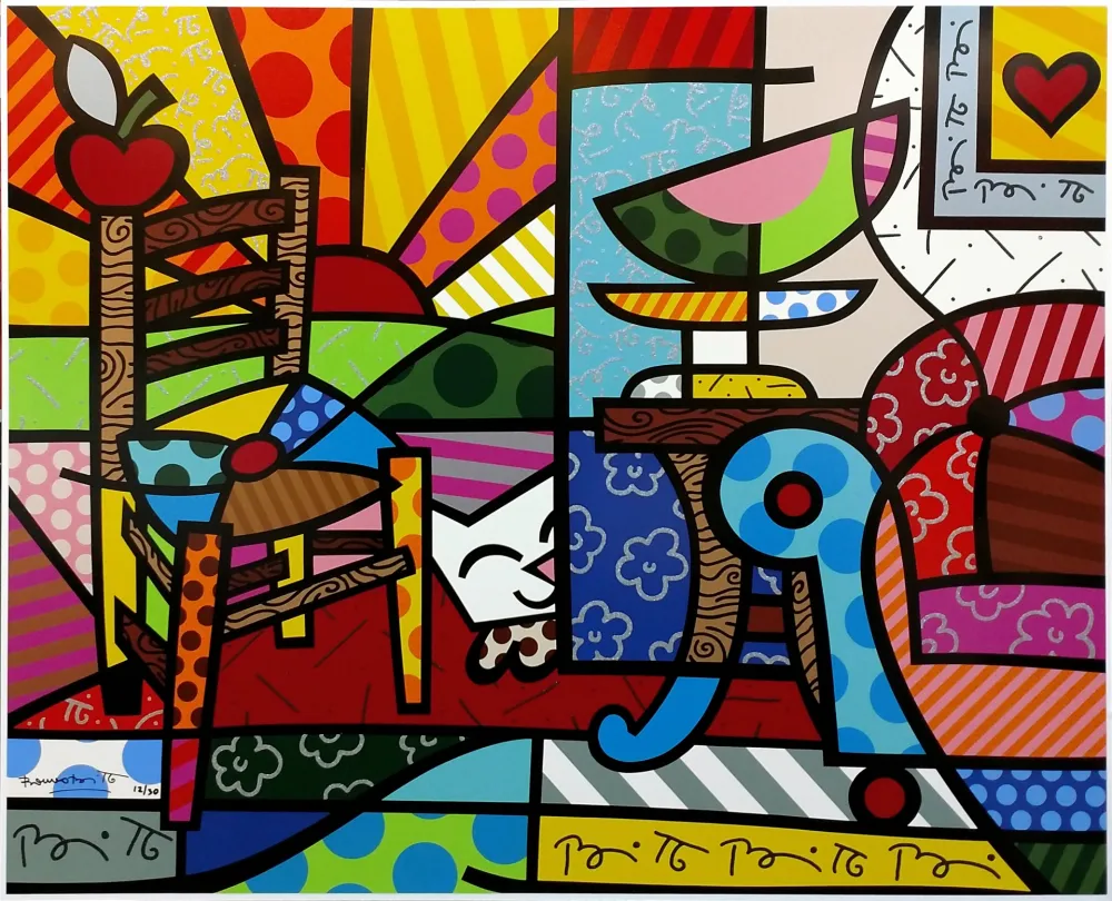 Serigrafía Britto - SQUEAK VAN BRITTO