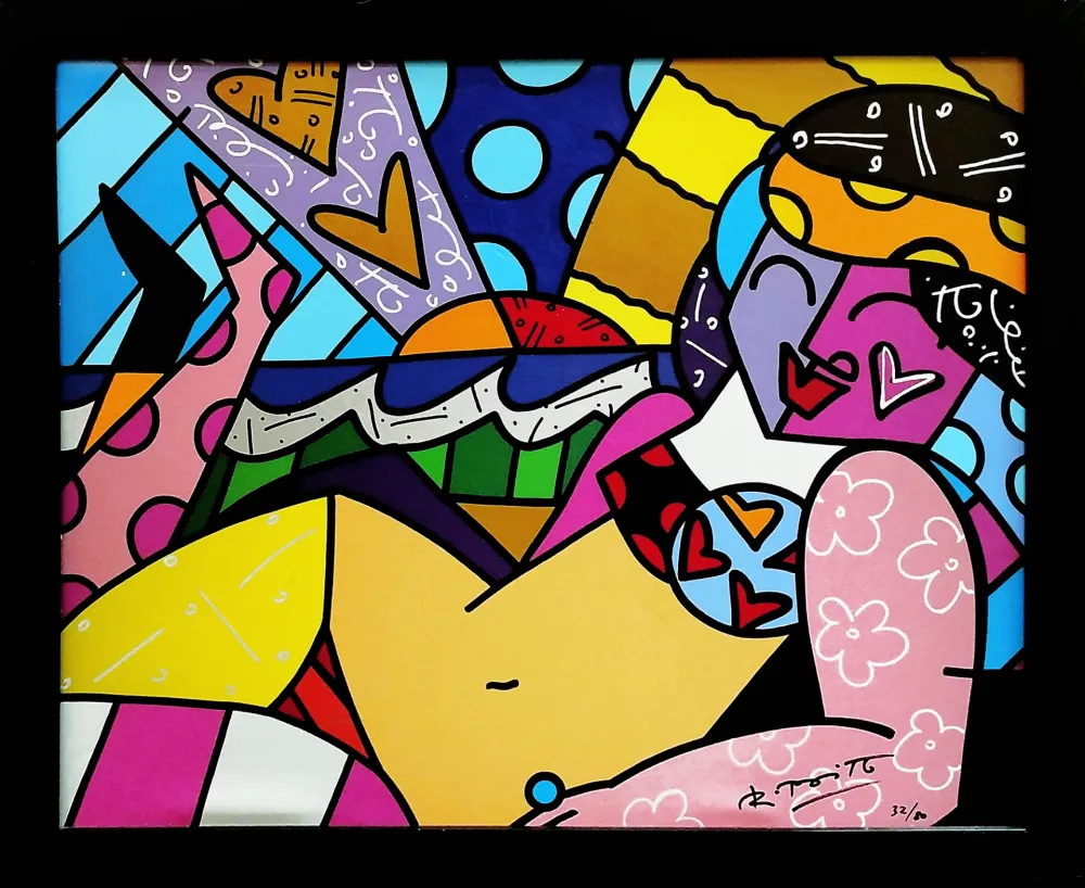Serigrafía Britto - UNKNOWN (BEACH)