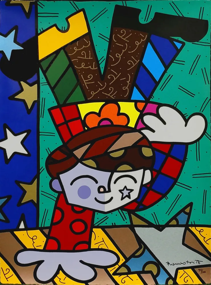 Serigrafía Britto - UPSIDEDOWN TOO