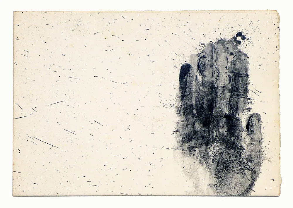 Litografía Broglia - El Baquiano y los suyos