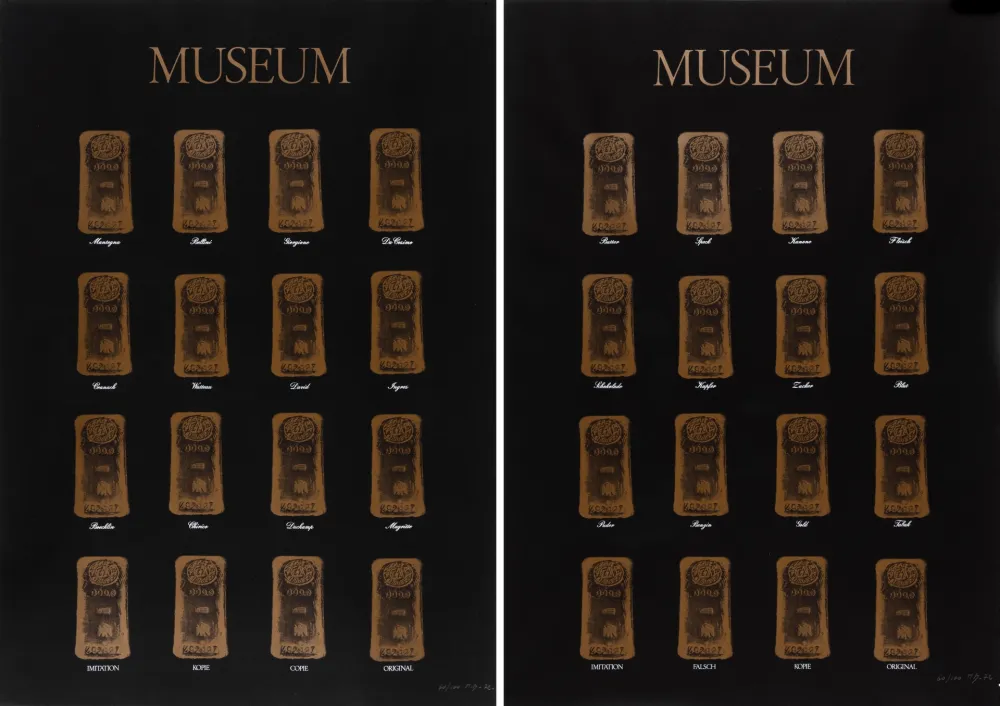 Serigrafía Broodthaers - Museum - Museum
