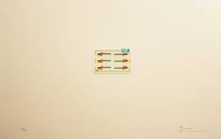 Litografía Brossa - Carpeta 12 Aniversari Galeria Joan Prats