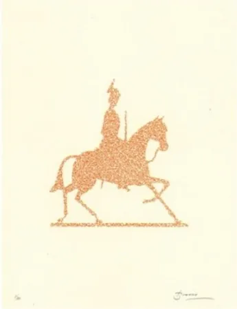 Litografía Brossa - Poema visual 4