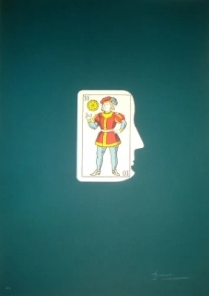 Litografía Brossa - Sans titre 4