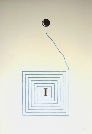 Litografía Brossa - Sans titre