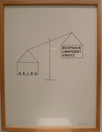 Litografía Brossa - Sin Título