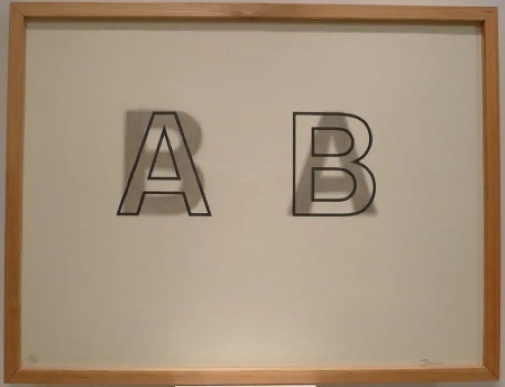 Litografía Brossa - Sin Título