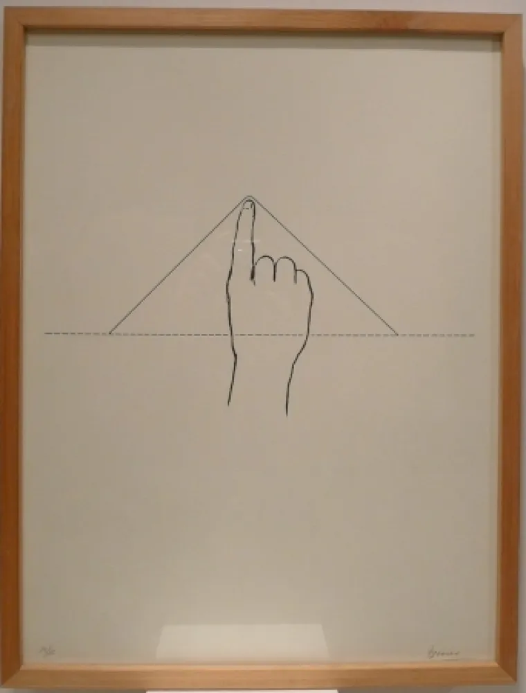 Litografía Brossa - Sin Título