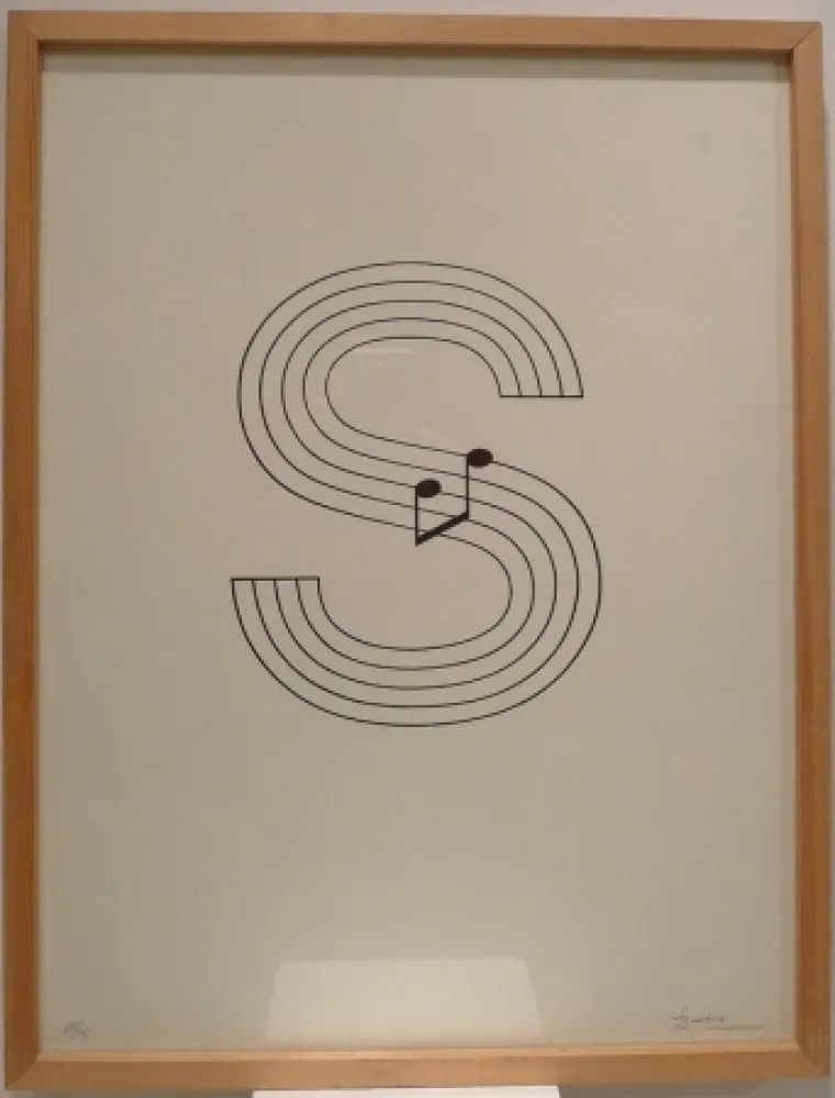 Litografía Brossa - Sin Título