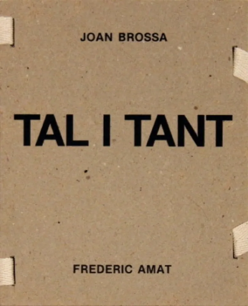 Libro Ilustrado Brossa -  Tal i tant