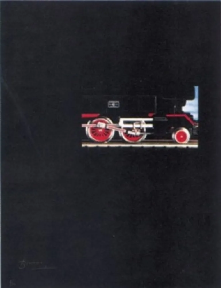 Litografía Brossa - Túnel