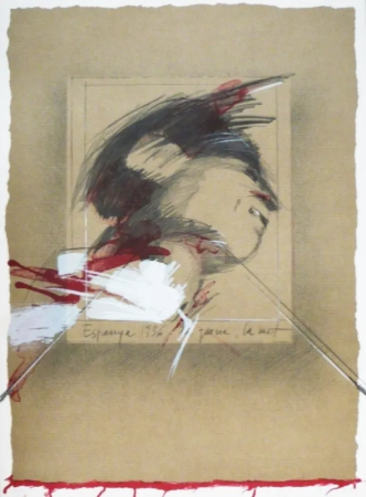 Litografía Bru - Espagne 1936