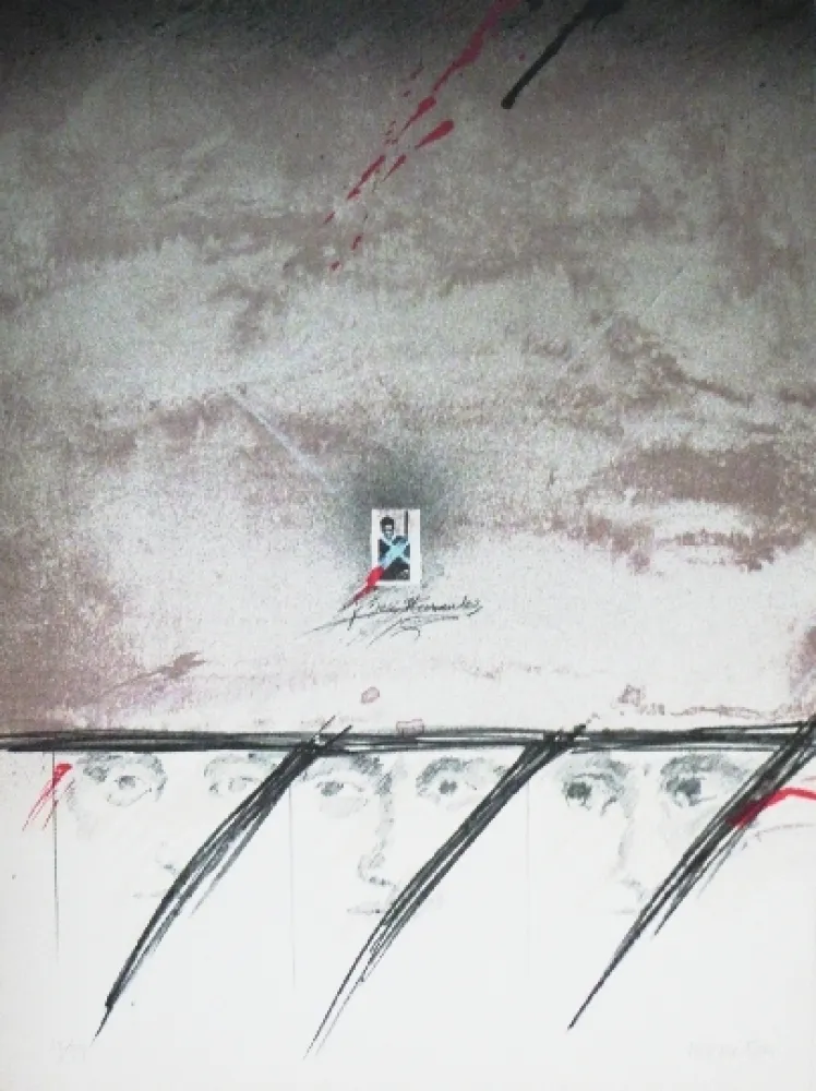 Litografía Bru - Jose Hernandez 