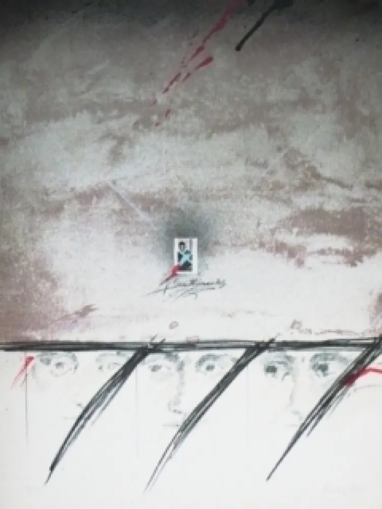 Litografía Bru - Sans titre 