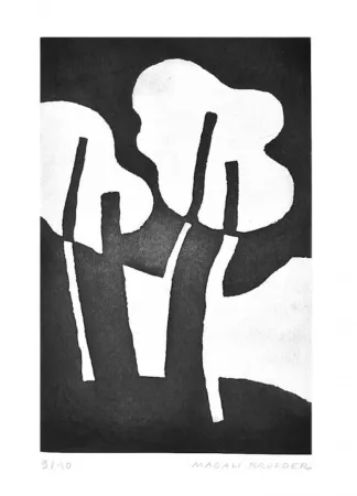 Grabado Brueder - Jardin 1