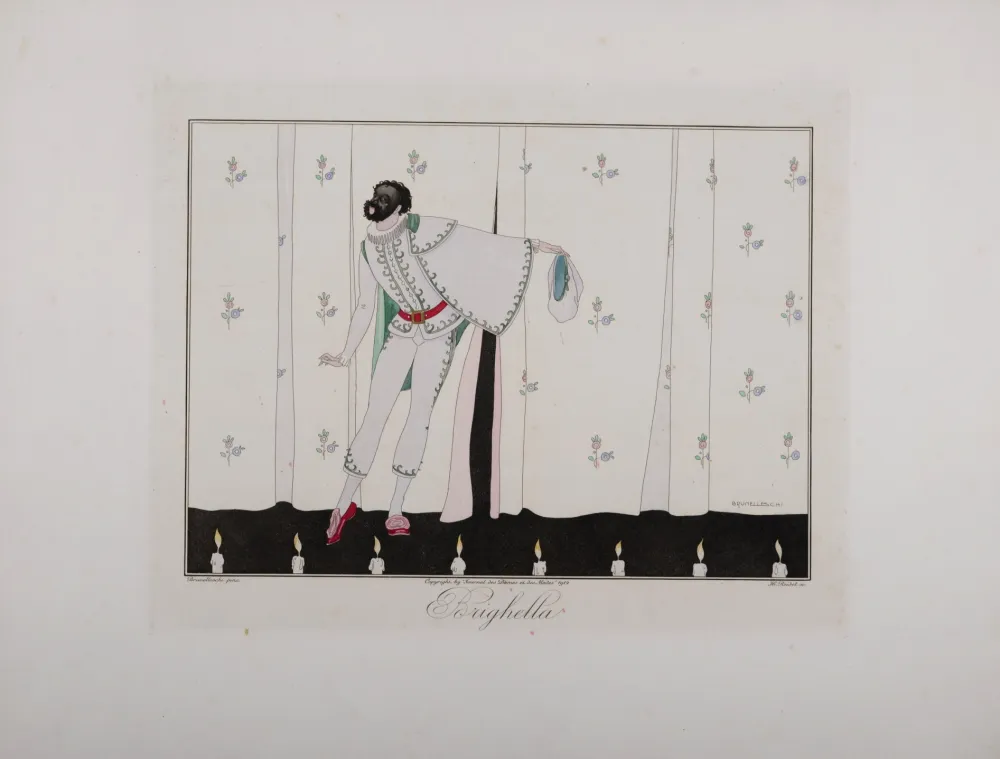 Grabado Brunelleschi - Brighella, 1914 - Masterpiece!