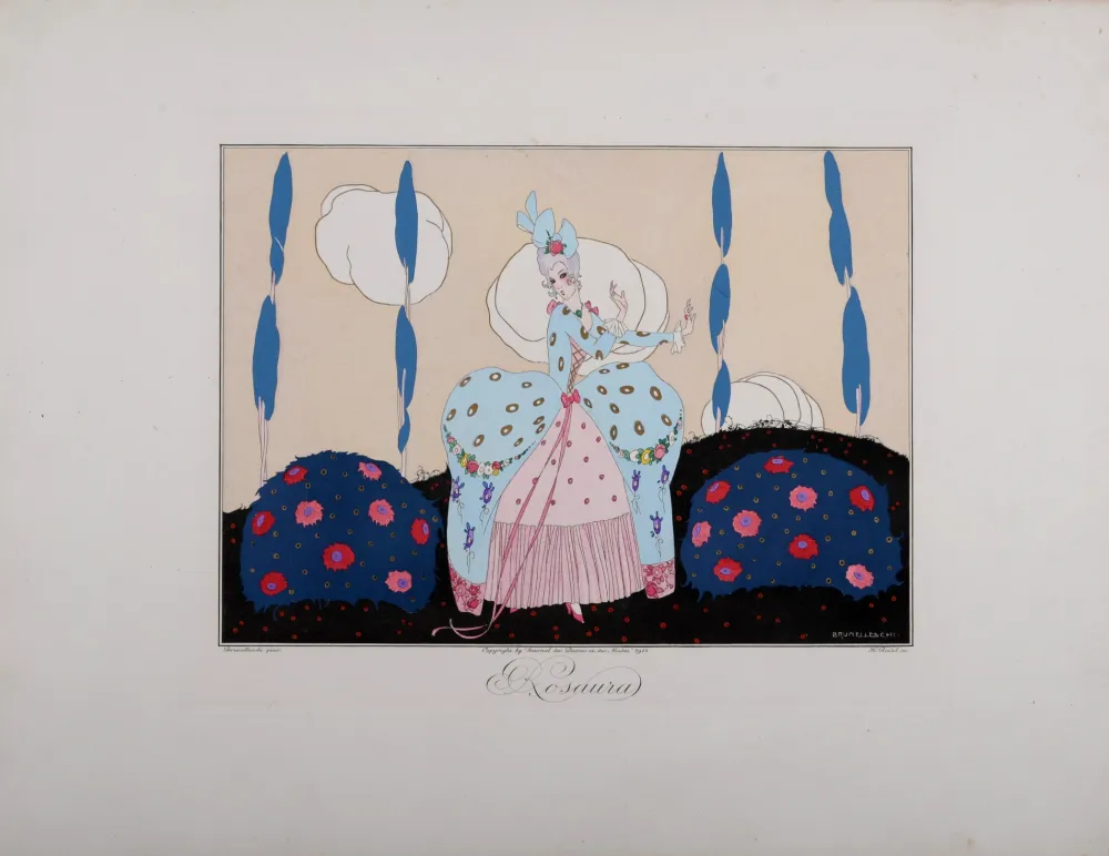 Grabado Brunelleschi - Rausora, 1914 - Masterpiece!