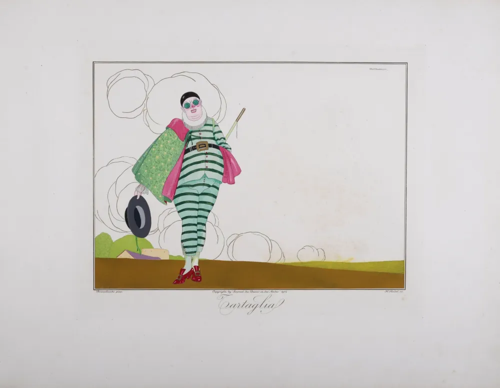 Grabado Brunelleschi - Tartaglia, 1914 - Masterpiece!