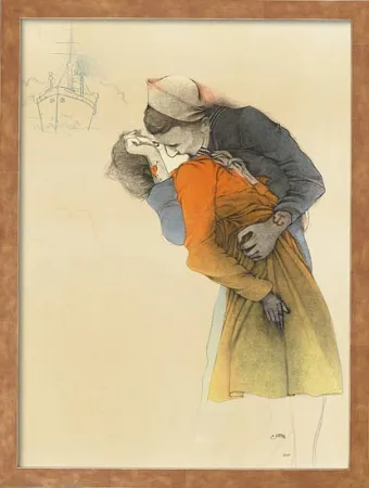 Litografía Bruni - Love Parade New York