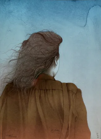 Litografía Bruni - Solitudine, 1982 - Hand-signed