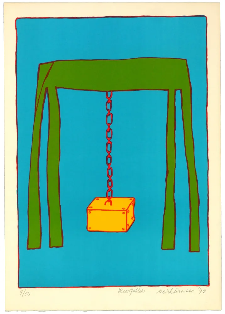 Litografía Brusse - Sans titre