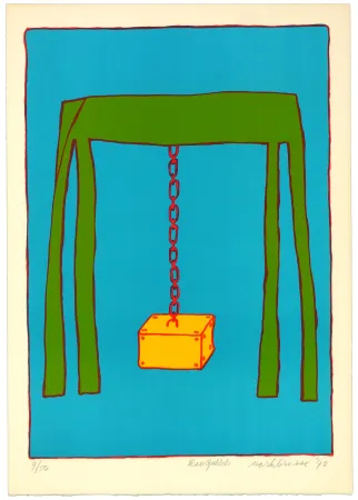 Litografía Brusse - Sans titre