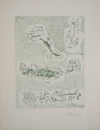 Grabado Bryen - Rêves inconnus